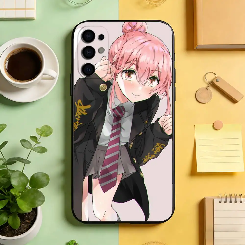 Фото Чехол для телефона Tokyo Revengers Hinata Tachibana, черный, силиконовый, мягкий, для Samsung S25, S24, S21, S22, S23, S30, Ultra, S20, Plus, Fe, Lite №5