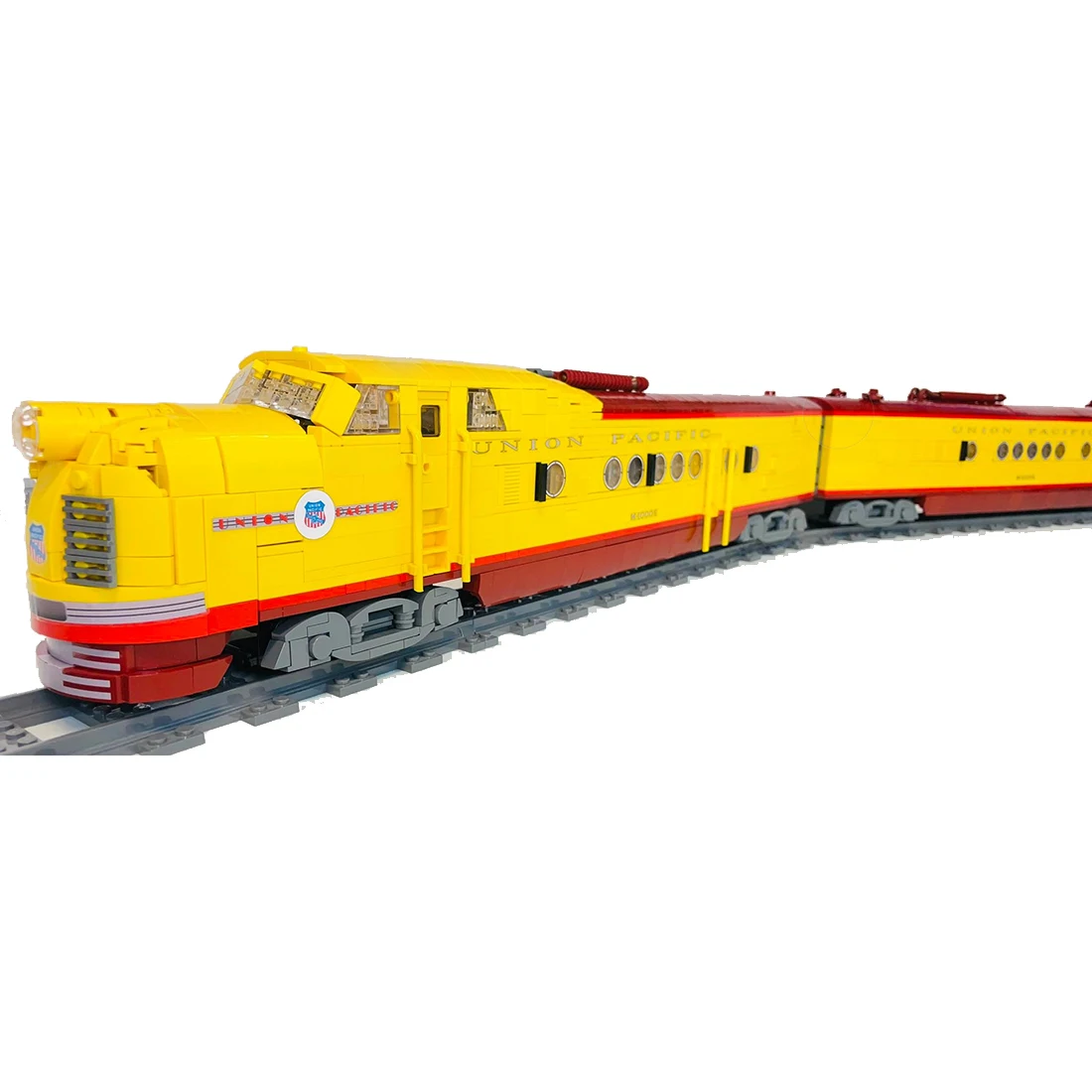 MOC-97195 2247 шт. + Подлинная Лицензия M10005 &quotГород Денвер&quot A &amp B-единицы локомотивный