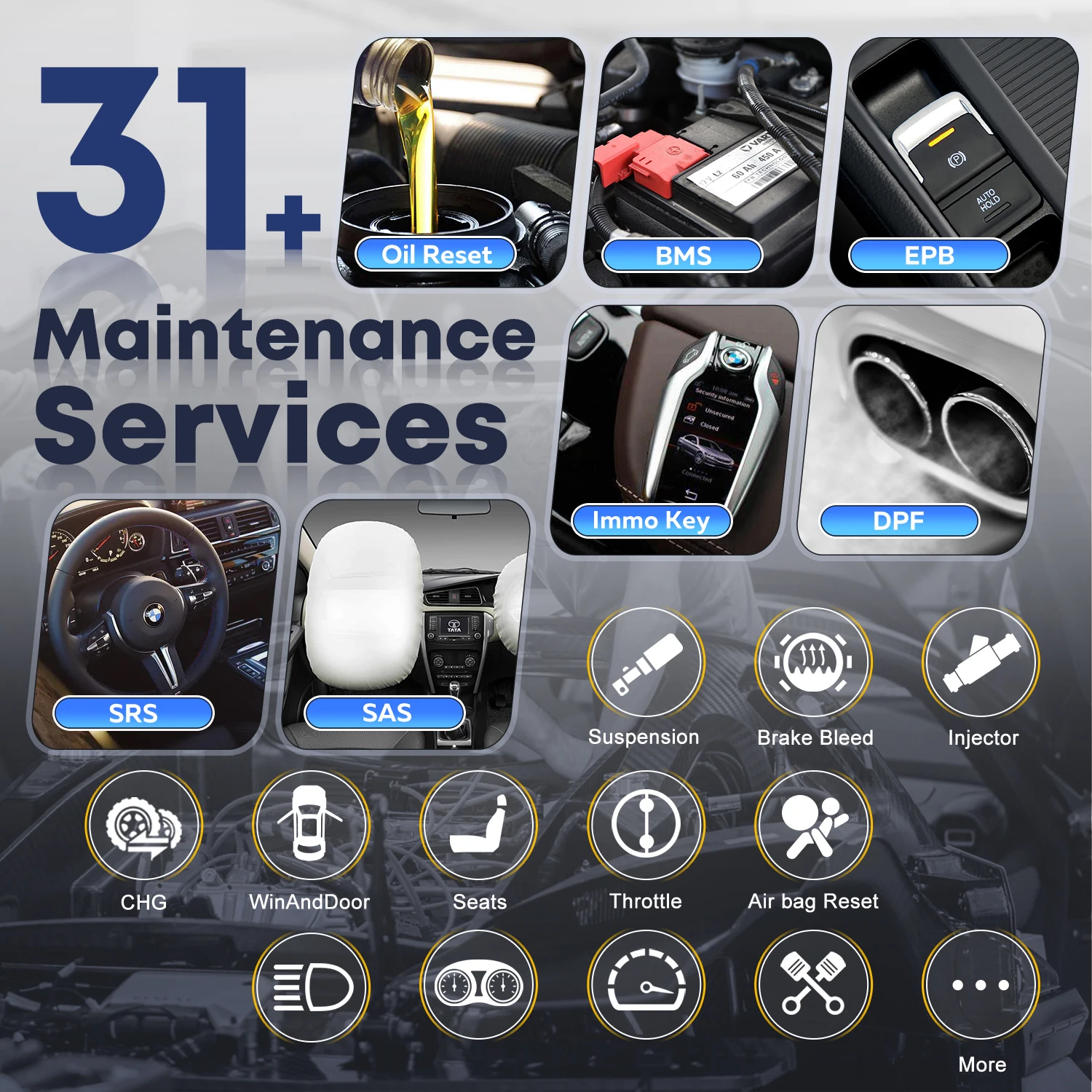 Autel MaxiPro MP808TS Pro Автомобильные диагностические инструменты OBD2 сканер все системы