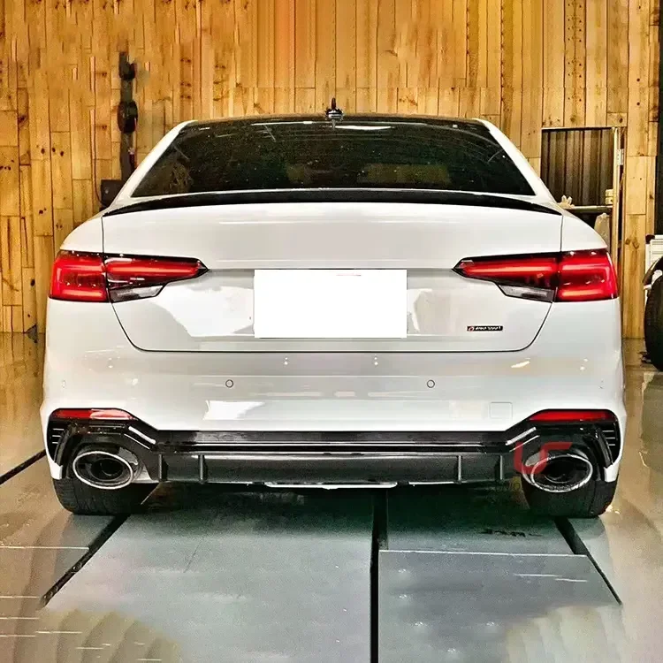 Высококачественный задний бампер для Audi A4 B9 модифицированный к RS4 диффузор с