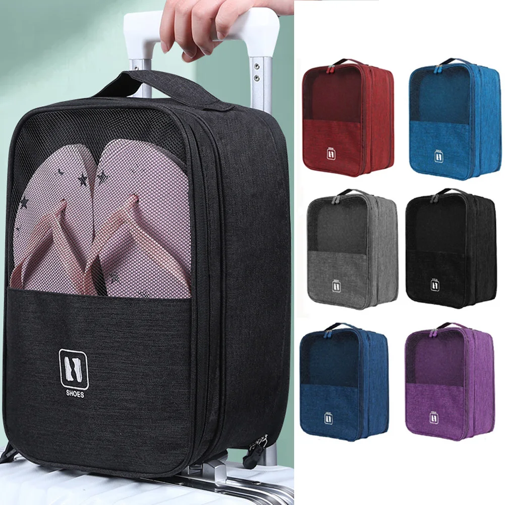 

Waterproof Travel Shoes Storage Bag Clothing Organizer Convenient Zip Lock Sorting Pouch Foldable Underwear Socks Packing Item