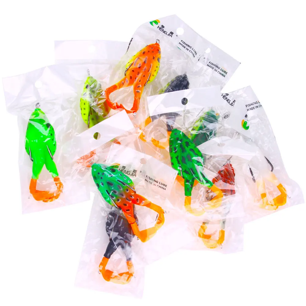 Фото Новая рыболовная приманка Thunder Frog 12 г с модифицированной вращающейся лапкой, для дальнего заброса, для техники Blacking на чернопёрую рыбу №4