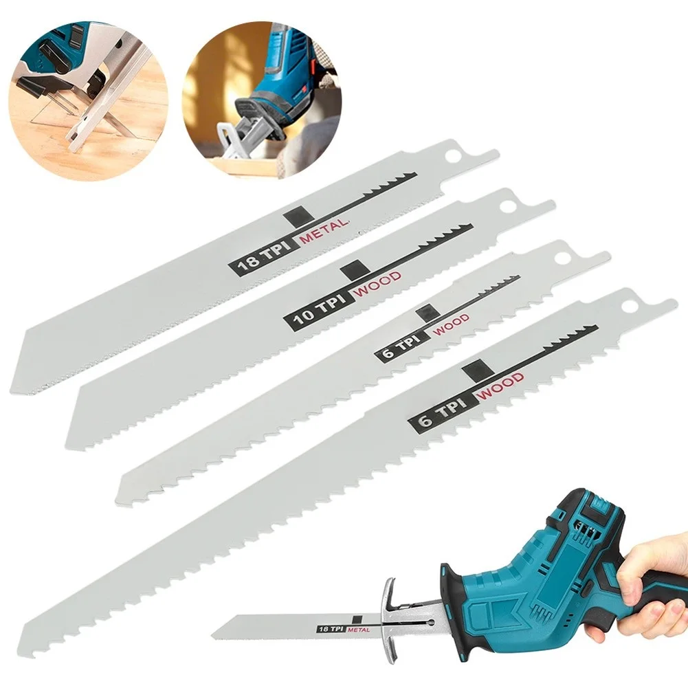 

Reciprocating Saw Blade 6/10/18 TPI Multi Saw Blade Saber Saw For Cutting Bone Meat Wood Metal Power Tools
