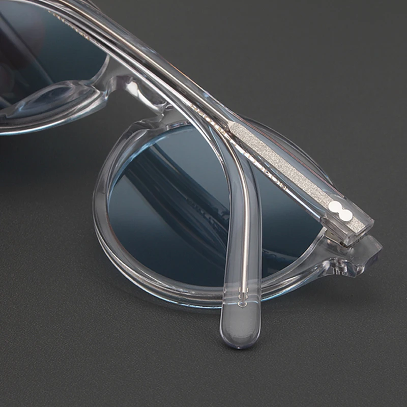 Johnny Depp Sunglasses Man Round Lemtosh Polarized Sun Glasses Woman Luxury Brand Vintage Acetate Frame Night Vision Glasses