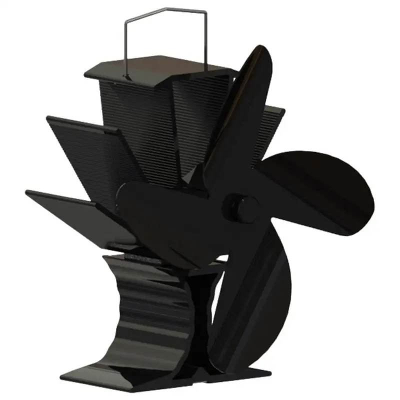 

Wood Stove Fan Heat Powered Thermal Fan For Wood Stove Silent Fireplace Fan Ultra-Low Decibel Warms Up The Room Quickly Save