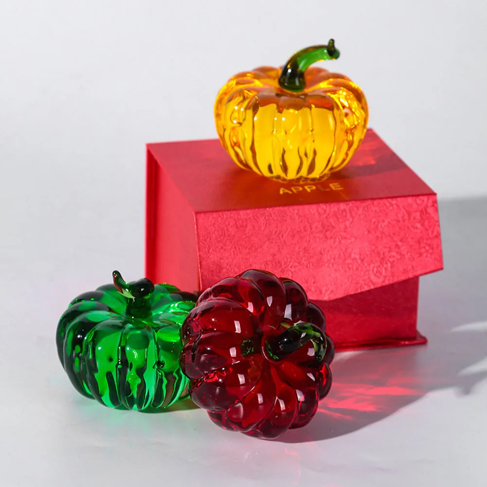 

1pc Pumpkin Natural Crystal Stone Halloween Pumpkin Thanksgiving Tabletop Decoration Ornaments Office Home Decor