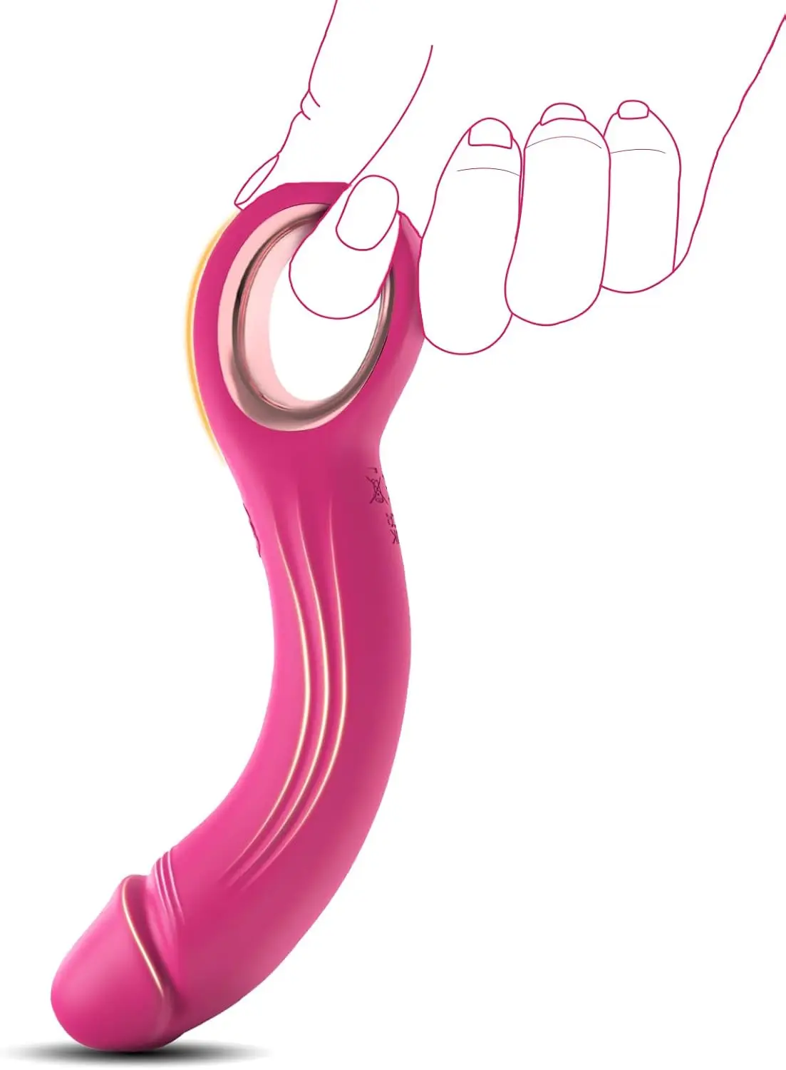 Фаллоимитатор-вибратор для взрослых секс-игрушки женщин вибратор точки G с 10