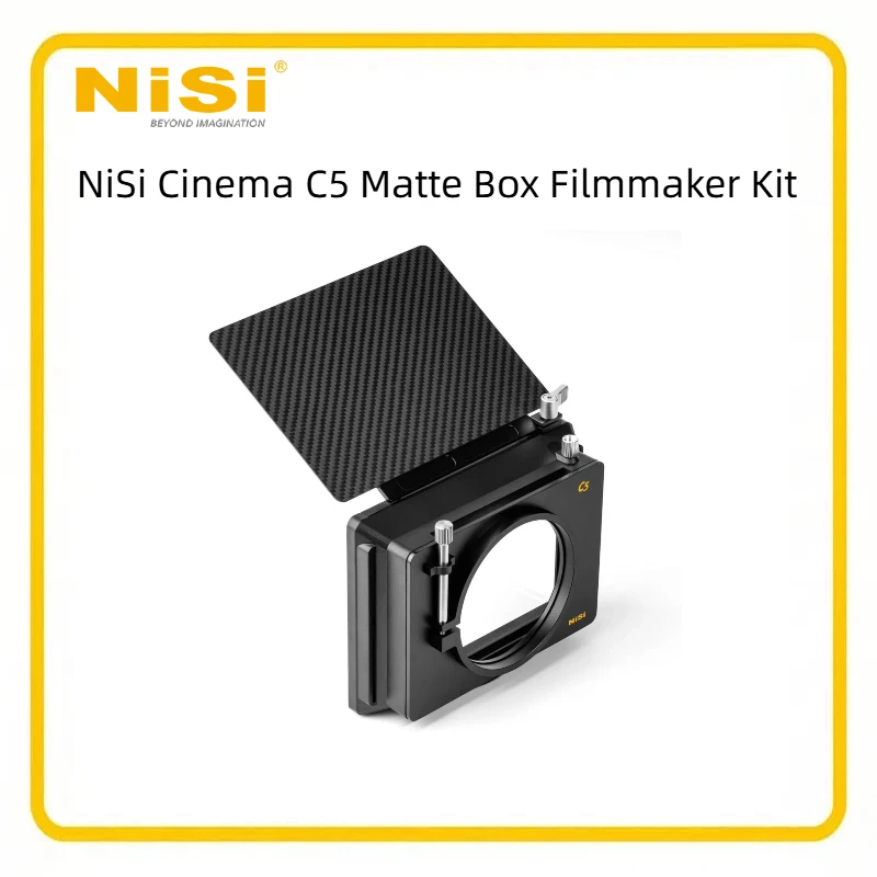Фото Стартовый комплект NiSi Cinema C5 Matte Box с креплением на зажим 95 мм и двухступенчатой системой фильтров для фильтров 4x4/4x5.65. №1