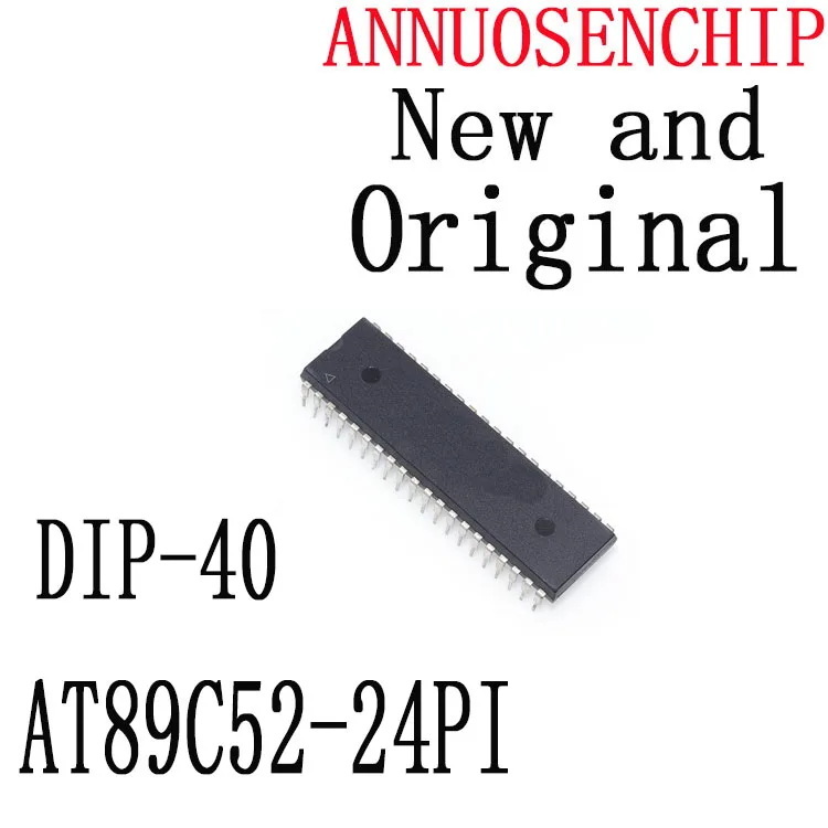 

Free Shipping 20PCS New and Original AT89C52-24PU AT89C52 DIP-40 New original IC In stock! AT89C52-24PI