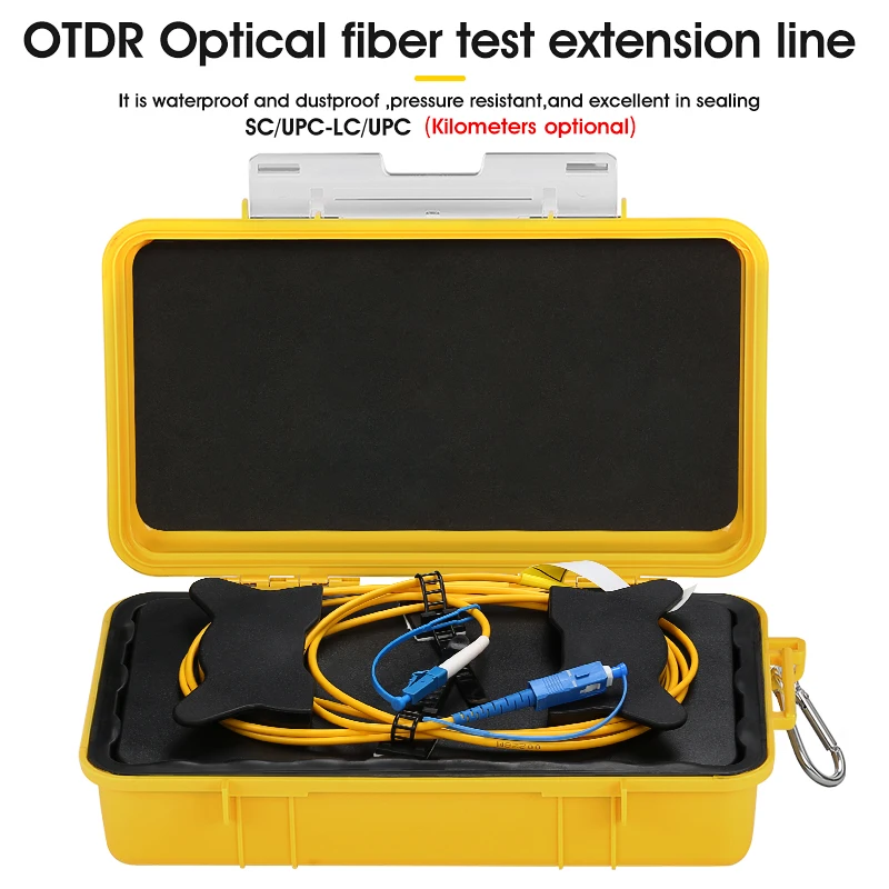 OTDR Fiber Tester SC/UPC-LC/UPC Test Extension Cable Fiber Jumper Box 500M 1000M 2000M