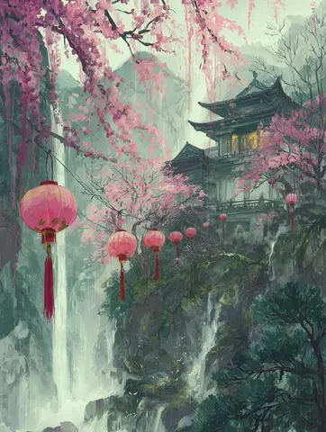 Наборы для рисования по номерам PhotoCustom "Горные пейзажи"