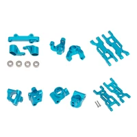 metal upgrade parts kit steering knuckle suspension arm set for losi 118 mini t 2 0 2wd rc truck upgrade parts