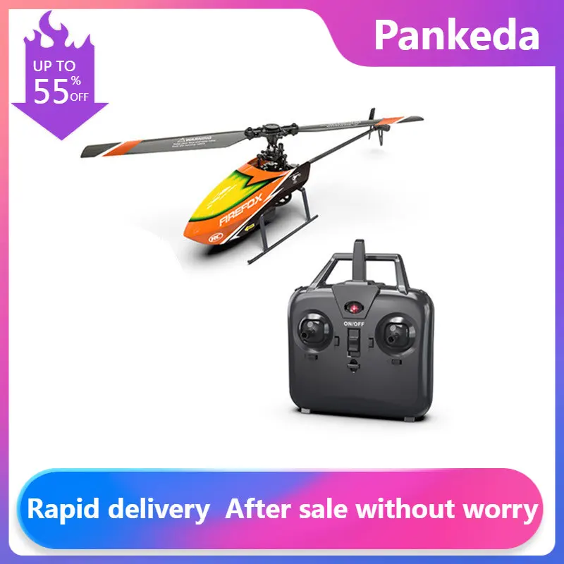 

C129 4 Pass Alloy Remote Control Airplane USB Charging Helicopter With LED Light Wireless RC Aircraft Toy Children Birthday Gift