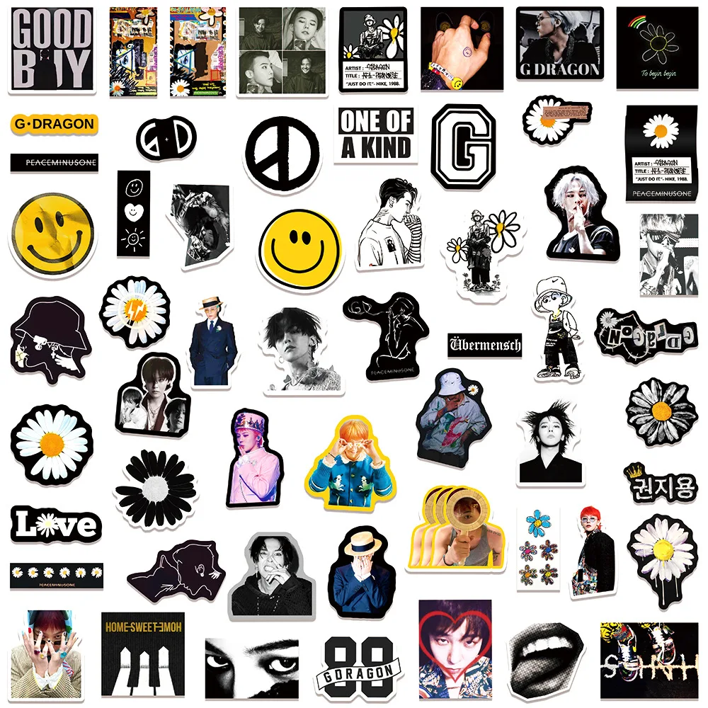 

Водонепроницаемые стикеры Kpop G-DRAGON