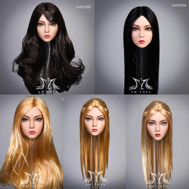 YMTOYS YMT029 1/6 голова розы лепка женская резьба подходит для 12 дюймов новая фигурка