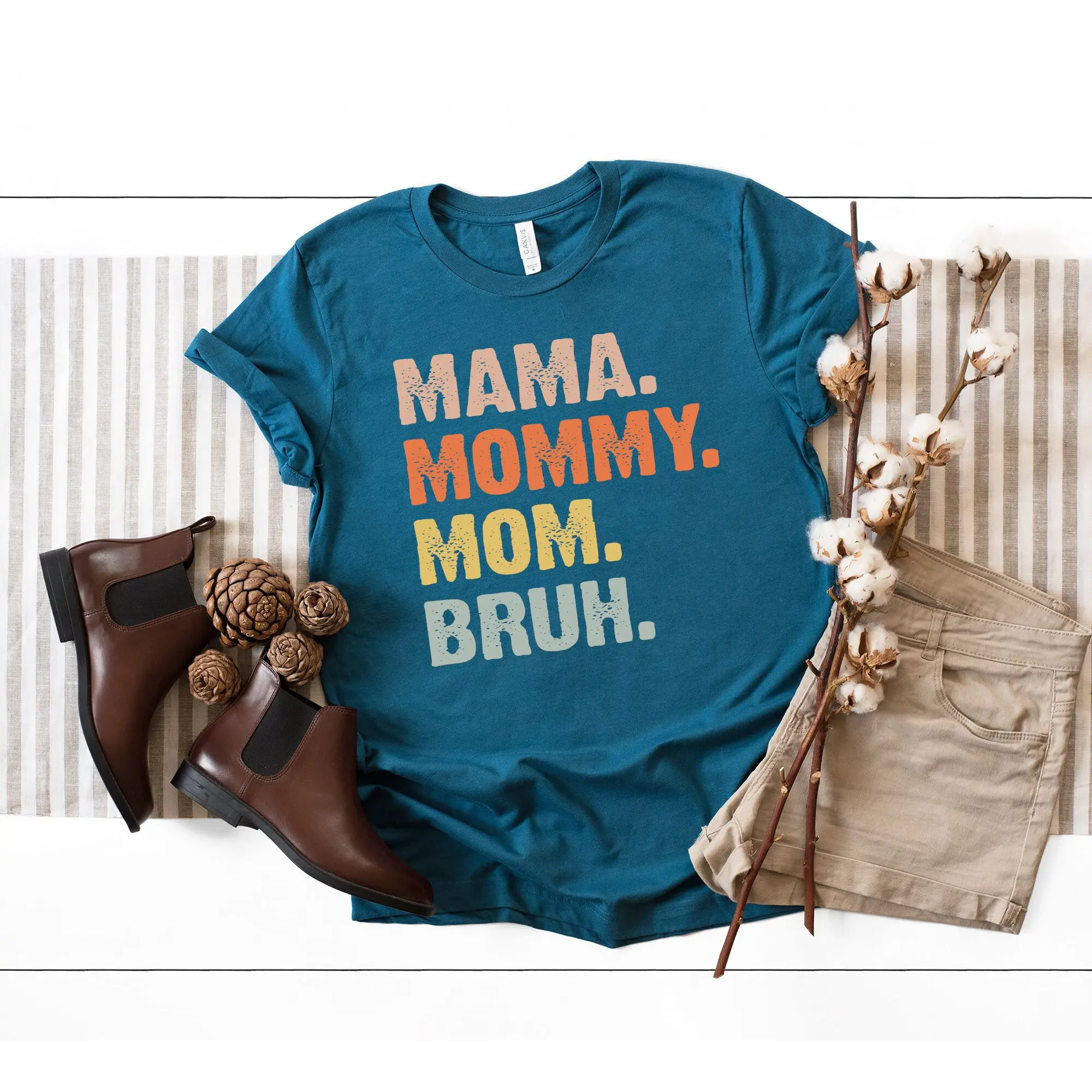 Футболка Mom Life Mama Mommy Bruh День матери Саркастическая