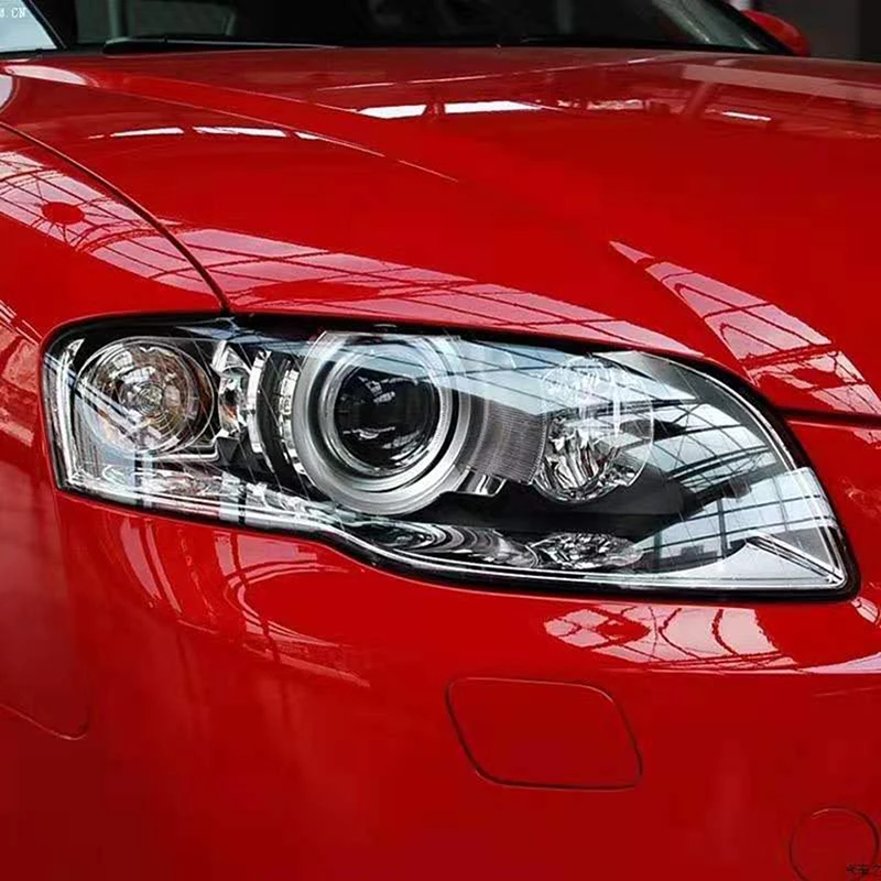Прозрачный капот для автомобильных фар Rhyming подходит Audi A4 B7 2005-2008