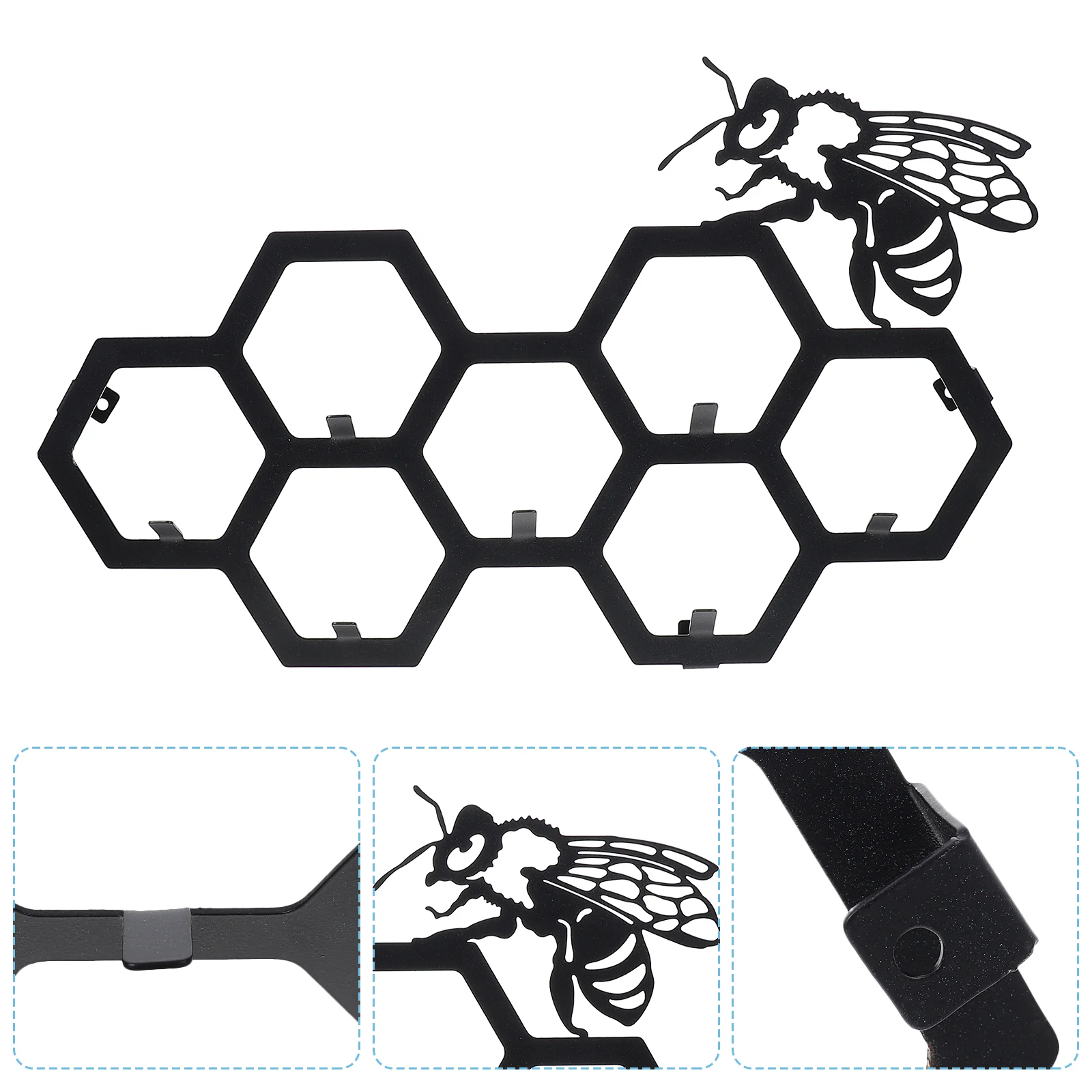 

1pc Pierced Key Storage Hook Iron Craft Storage Hook Household Key Hook