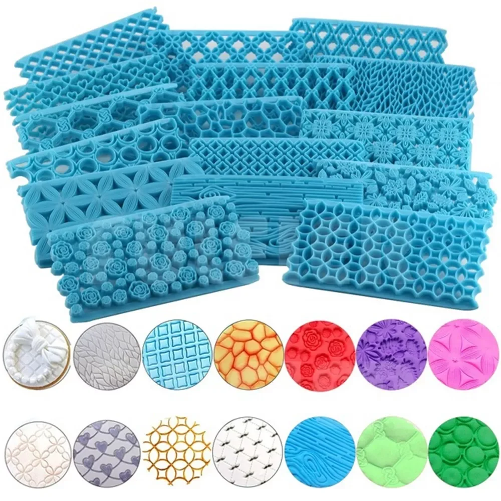 

2023NEW Style Fondant Embosser Flower Cookie Cutters Biscuit Molds Icing Embossing Decorating Cutter Cake Tools