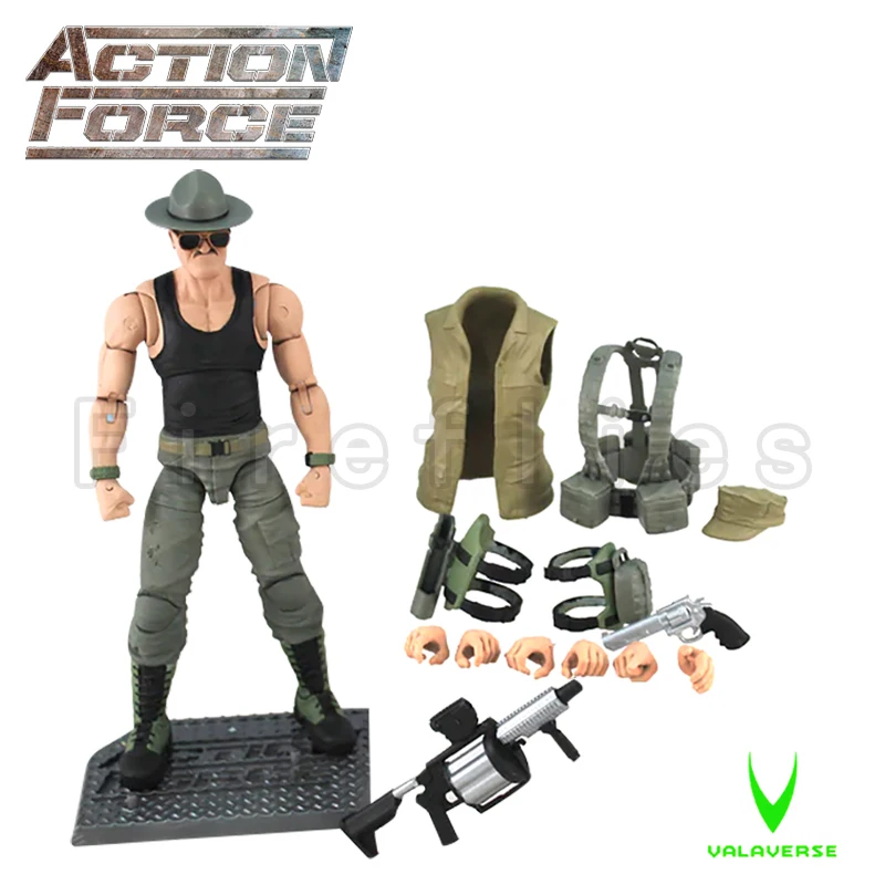 1/12 6 дюймов Valaverse Action Force Фигурка Wave 2 SGT Аниме Модель для подарка