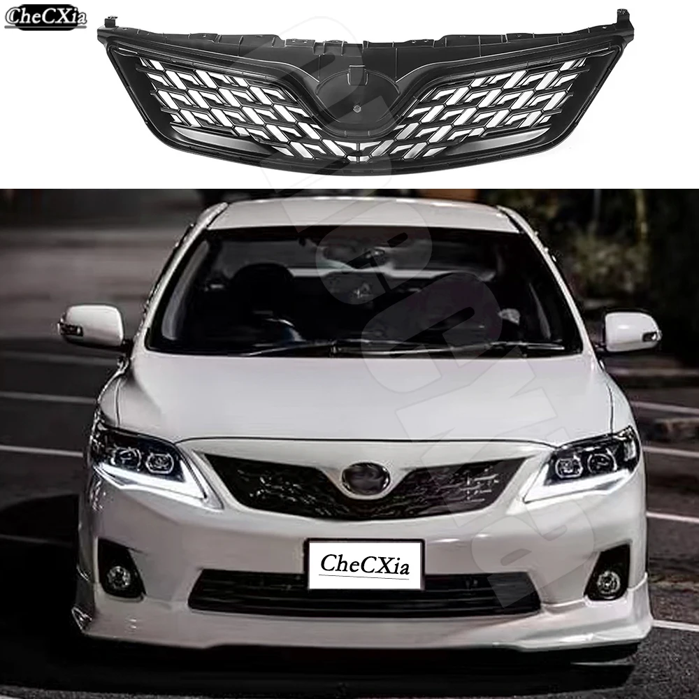 Подходит для 2010-2013 Toyota Corolla Модифицированная решетка гоночного автомобиля из