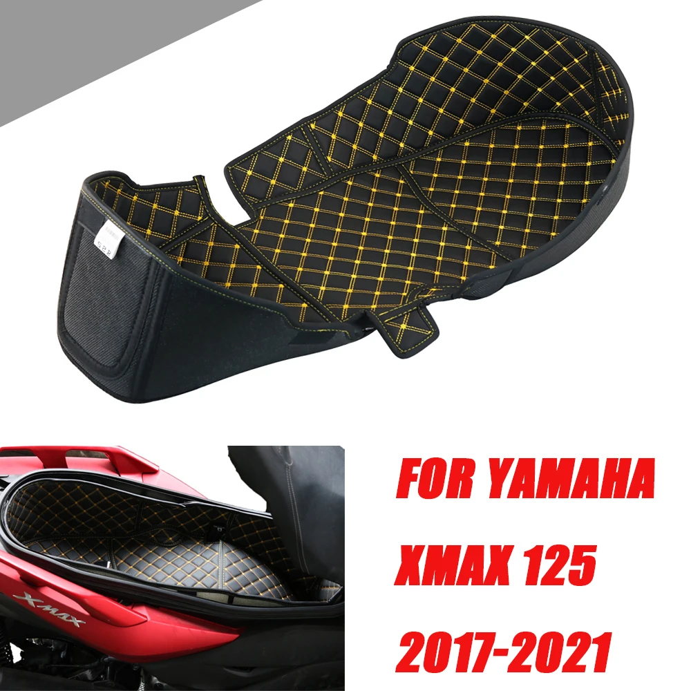 

Motorcycle Rear Trunk Protector Liner Compartment Pad For Yamaha XMAX 125 XMAX125 2017 2018 2019 2020 2021 Storage Box Mat