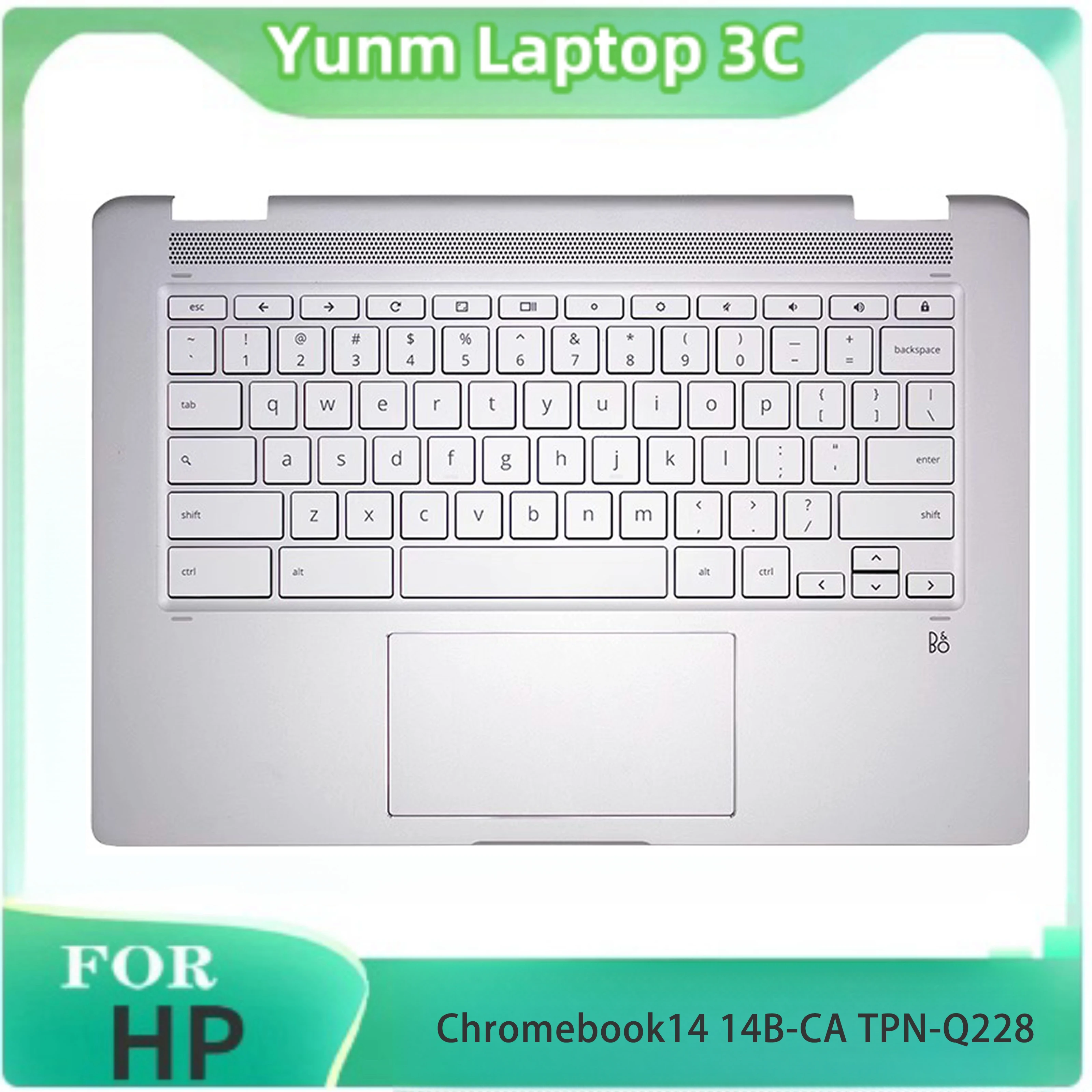 Новый оригинальный чехол для ноутбука HP X360 Chromebook 14 14B-CA TPN-Q228 США французская