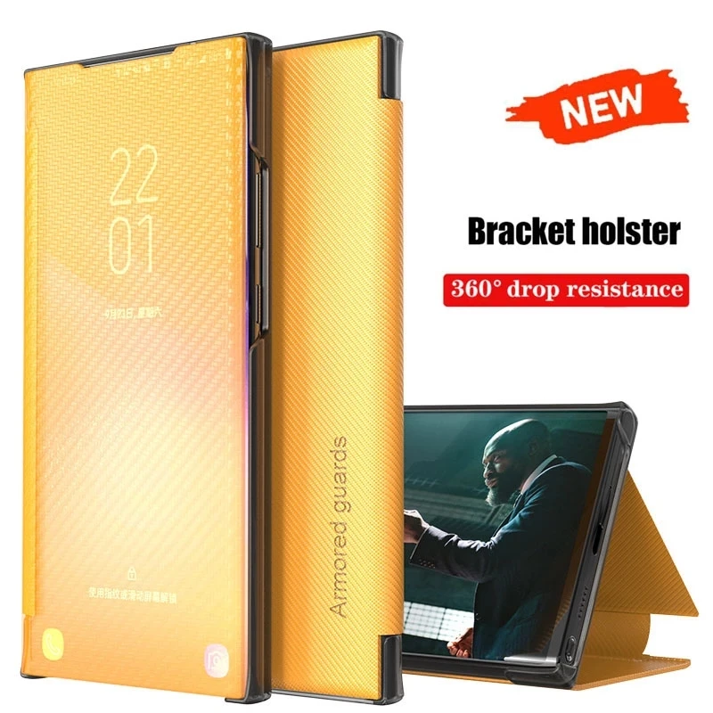 Роскошный чехол-книжка из углеродного волокна для Huawei P30 Pro Lite P40 Mate40 20 Y9 Y7 Prime Y9A Y7A