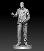 124 75mm 118 100mm resin model kits old man figure unpainted no color rw 492