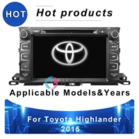 smart android car radio for toyota highlander 2015 gps navigator for car 4g car radio with bluetooth dab carplay car stereo