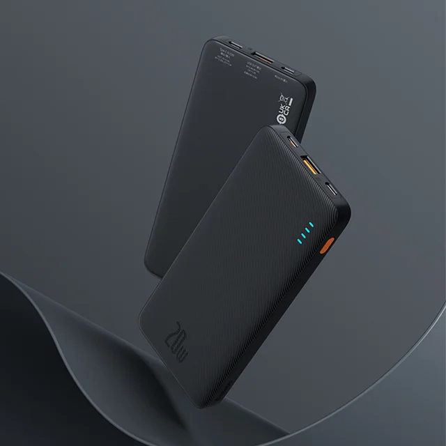 Внешний аккумулятор Baseus Airpow 20 Вт, 10000 мАч, 20000 мАч, быстрая зарядка, внешний аккумулятор для iPhone 15/14/13/12, внешний аккумулятор Xiaomi