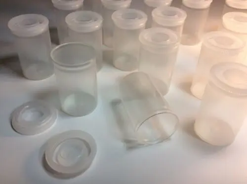 

50 Clear Fuji Film Canisters Cannisters Containers. BRAND NEW. FREE SHIPPING.