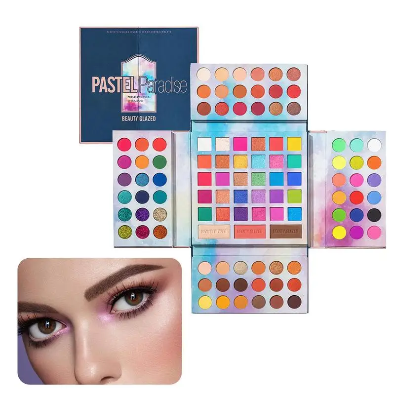 

105 Color Rainbow Eyeshadow Palette Colorful Glitter Matte Powder Makeup With Powder All In One Set Makeup Gift Set