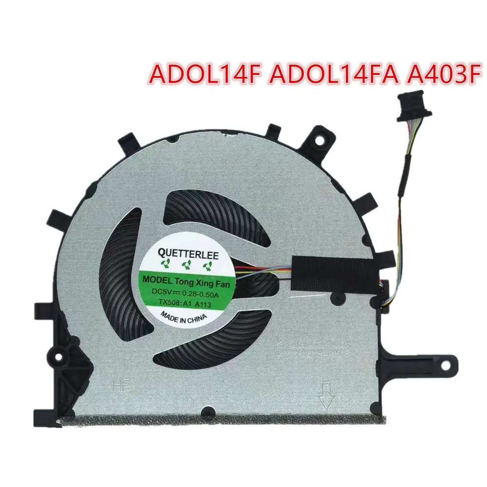 Новый вентилятор охлаждения, бесщеточный вентилятор для замены двигателя для ASUS ADOL14F ADOL14FA A403F ADOL14F 14FA X403 A403F K403F S403F