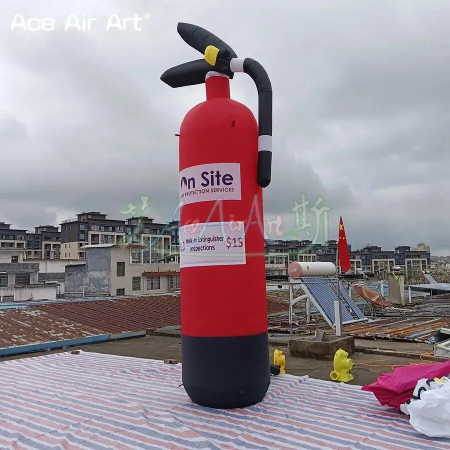 

2.5mH Giant Inflatable Fire Extinguisher Model with Air Blower for Advertising
