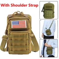 multipurpose waterproof mens tactical molle waist bags fanny pouch hiking travelling sling backpack outdoor wallet waist packs