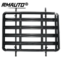 140x97cm 4wd 4x4 universal double layer aluminum alloy car top hitch mounted cargo carrier rack luggage basket with mount parts