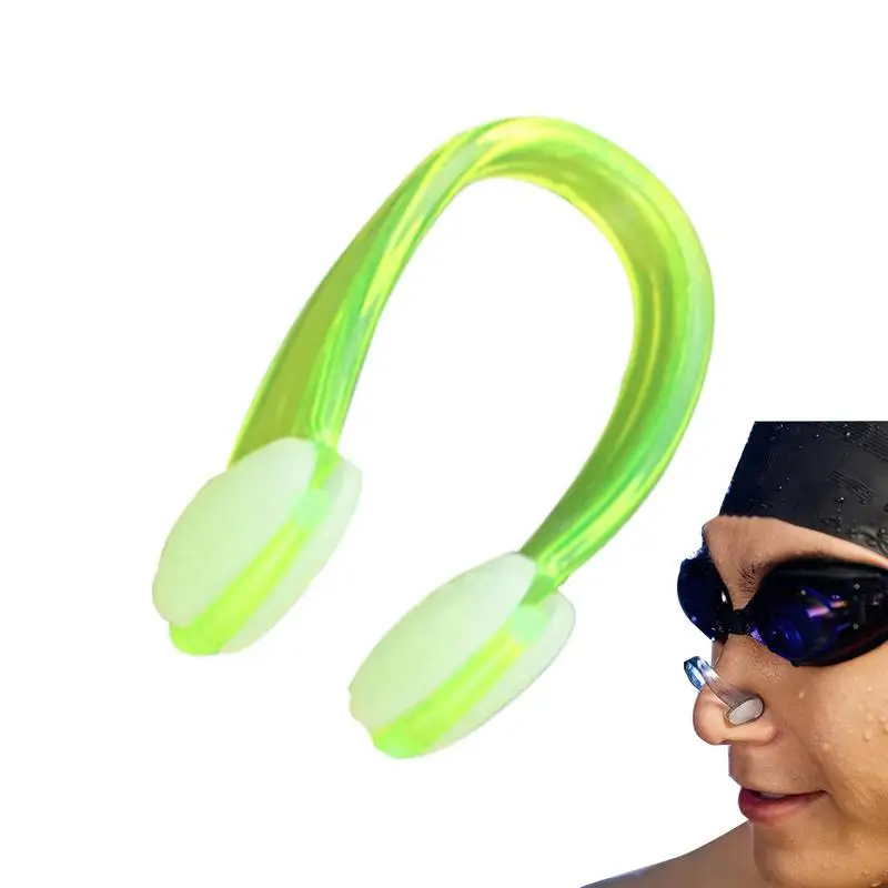 

Silicone Swimming Nose Clip Professional Waterproof Reusable Silicone Nose Plugs Silicone Swimming Nose Clip Plugs For Adults