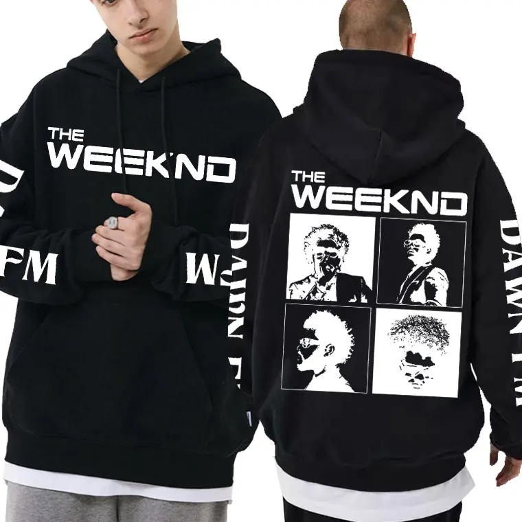 

The Weeknd Clothes Dawn FM Graphic Hoodie Regular Men Women Hip Hop Oversized Fashion Hoodies Men's Harajuku Vintage Sweatshirt
