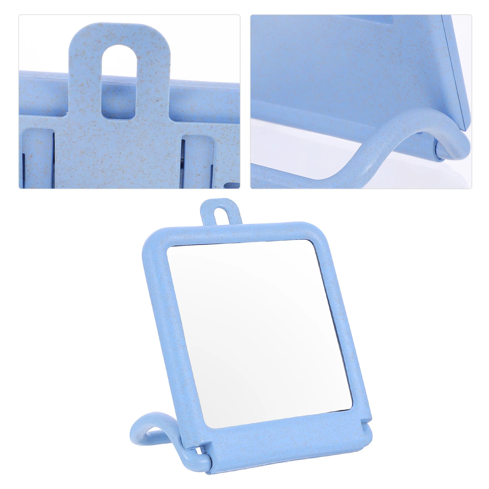 

Mirror Makeup Folding Vanity Standing Stand Desk Table Vintage Desktop Handheld Foldable Mount Beauty Dresser Tabletop Hanging