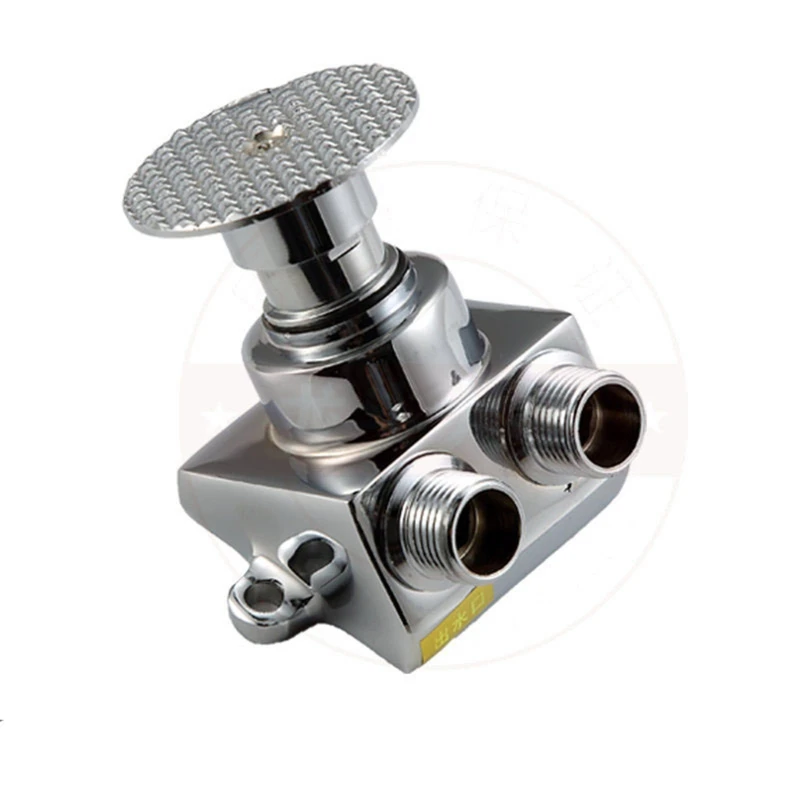 

Vertical Basin Cold Water Faucet Foot Pedal Control Switch Foot Pedal Control Sink Faucet Hardware Universal Interface