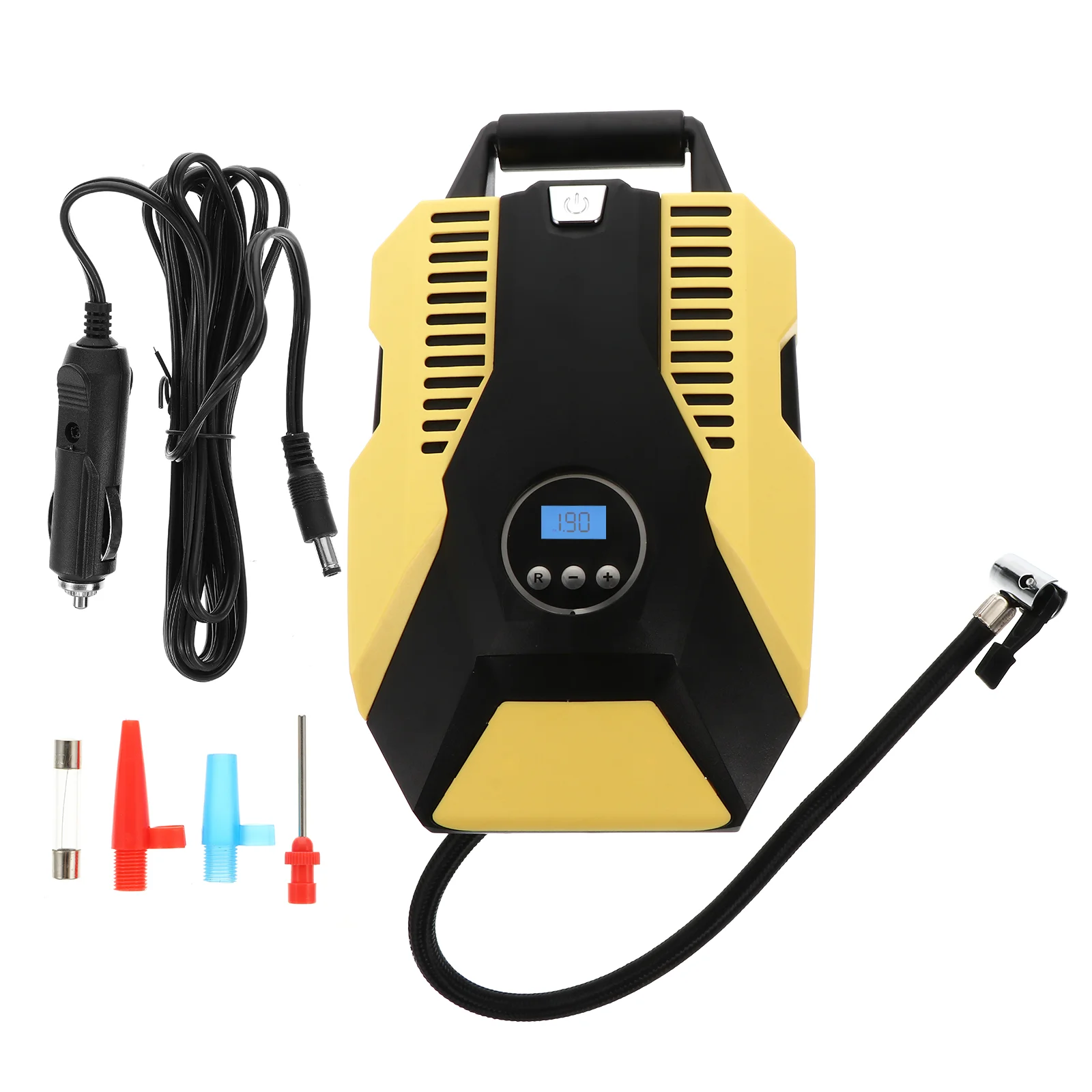 

Electric Air Compressor 19 Cylinder Tire Air Pump with Digital Pressure Meter