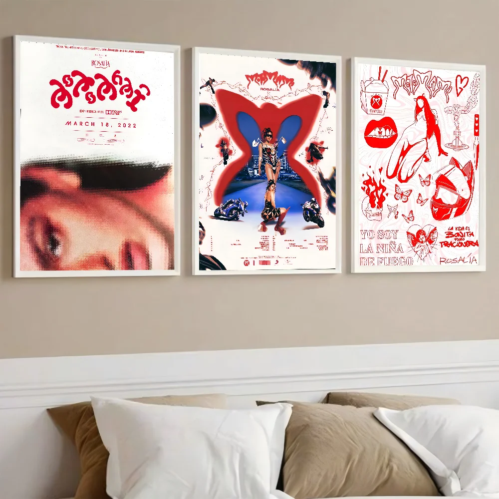 Singer R-ROSALIA Poster Paper Print Home Living Room Bedroom Entrance Bar Cafe Art Painting Decoration