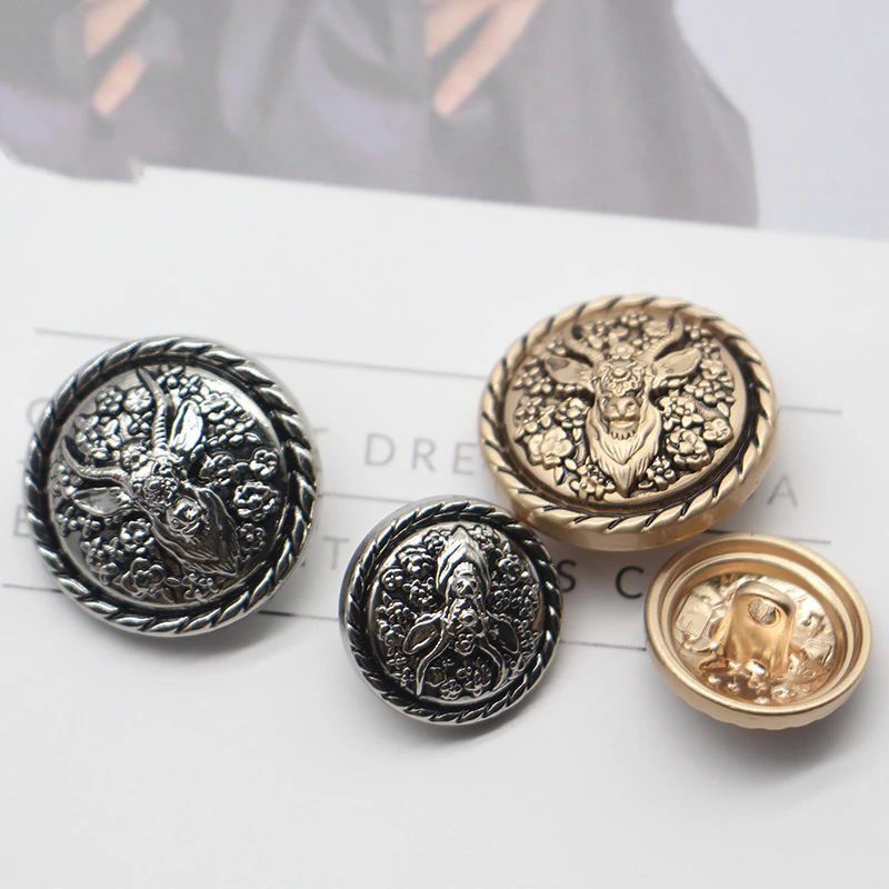 

15/20/25mm Vintage Sewing Buttons for Clothes Handicraft Accessories Decorative Buttons for Clothing 20mm Snap Buttons for Coat