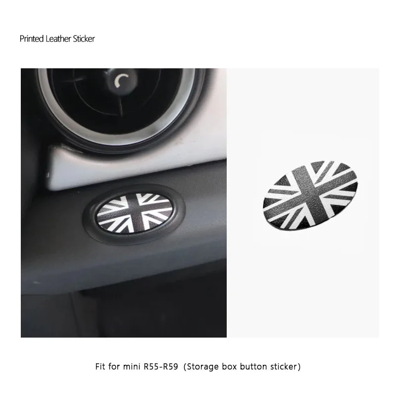 

MINI Cooper R55 R56 R57 R58 R59 Ящик Для Хранения Автомобильных Аксессуаров Second Pilot Кожаная Наклейка Различные Цвета Авт...