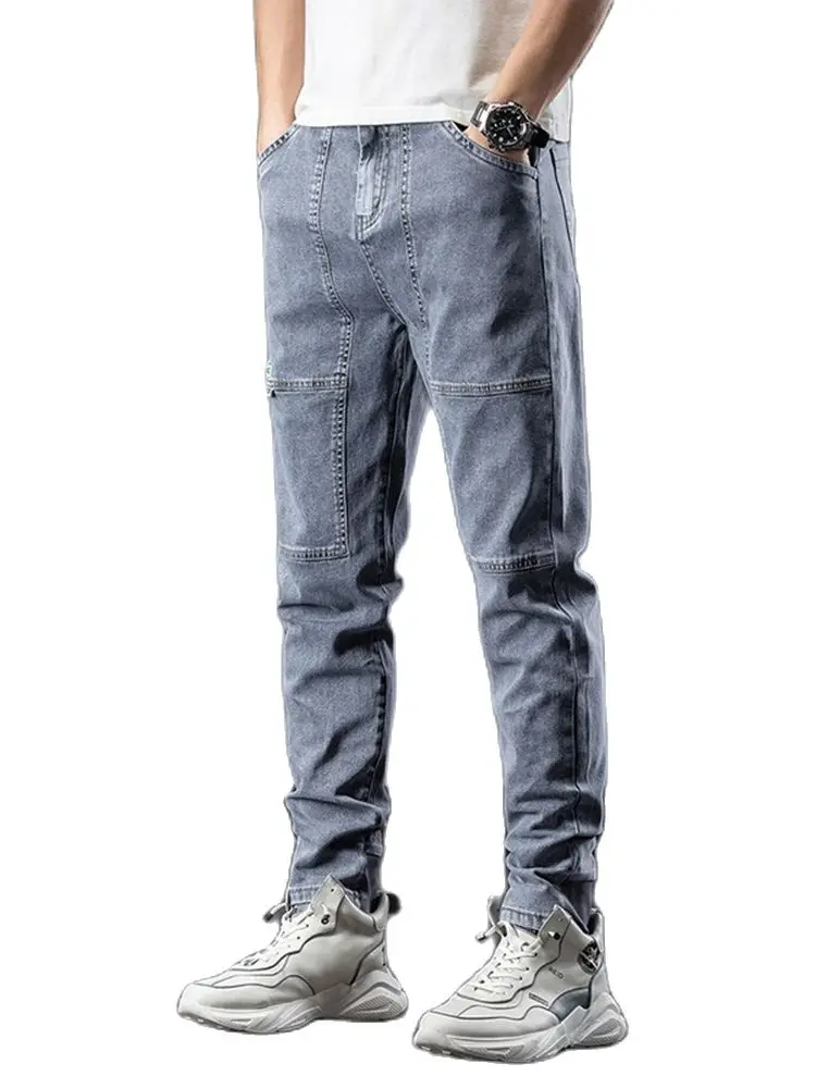 Удобные прямые джинсовые брюки по лучшей цене мужские джинсы деловые