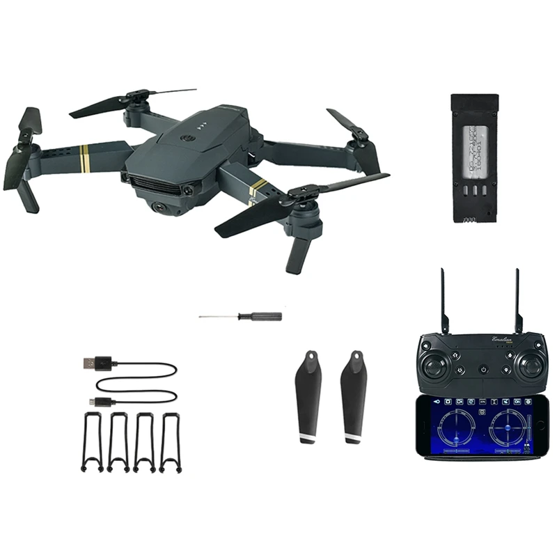 

LYZRC Умный складной самолет с фиксированной высотой и четырьмя осями (8 минут работы от батареи), сумка для хранения из АБС-пластика темно-зеленого цвета