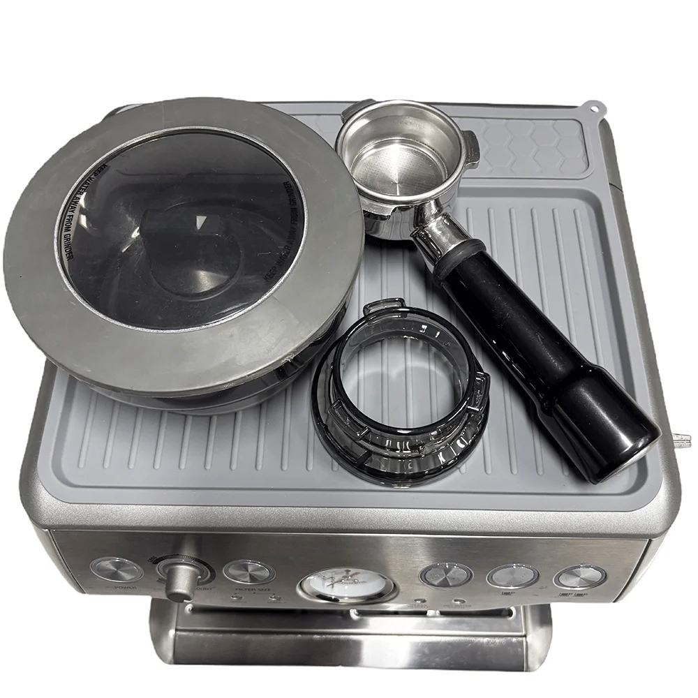 Фото Силиконовый коврик для темперовки кофе для кофемашин Breville 870, 870XL, 880 с надежным креплением для предотвращения смещения во время темперовки №1