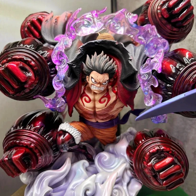 

30cm One Piece Figure Monkey D Luffy Gear 4 Anime Figure Gk Action Figurine Pvc Statue Model Doll Collectible For Kids Gifts Toy