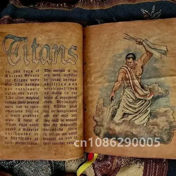 Чарнистая книга теней в стиле ретро 350 страниц